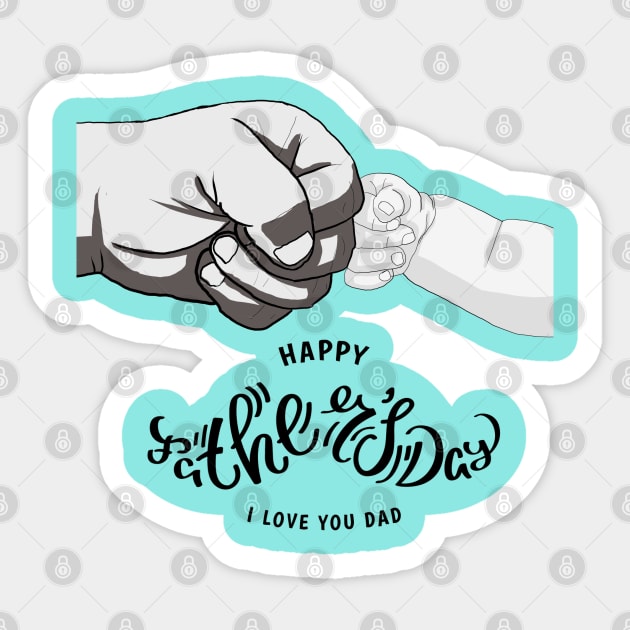 Happy Father Day Design Sticker by TulipDesigns